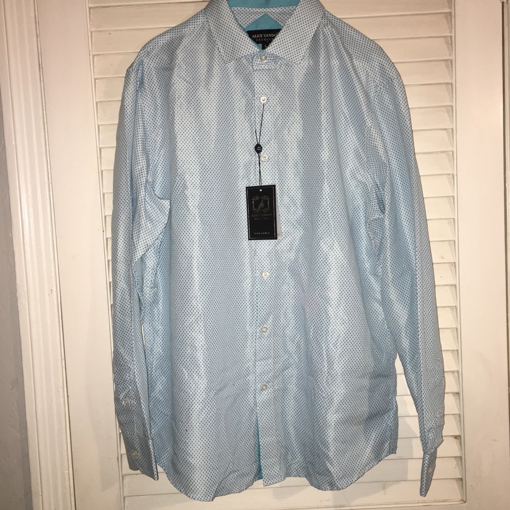 Alex Vando premium button up shirt Size L